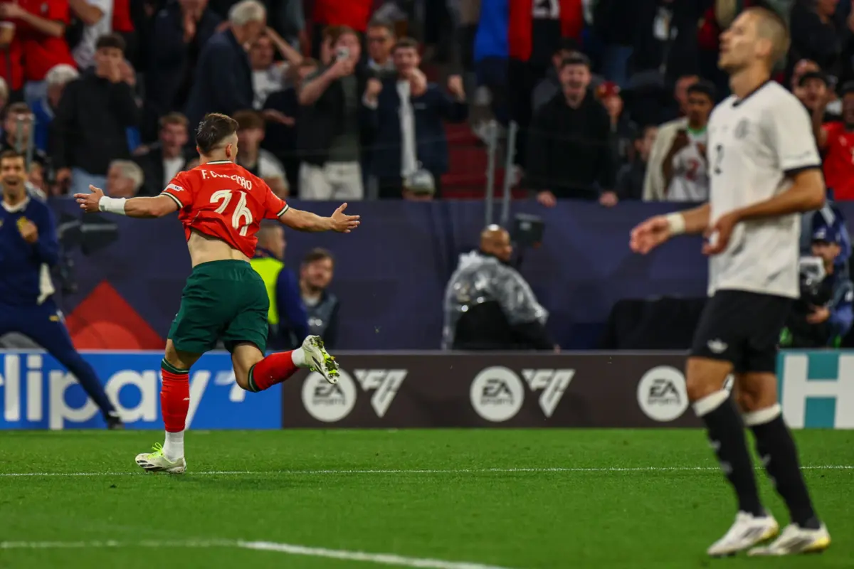 Francisco Conceição marcou contra a Alemanha