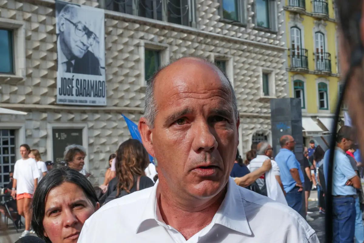 O secretário-geral do PCP Paulo Raimundo