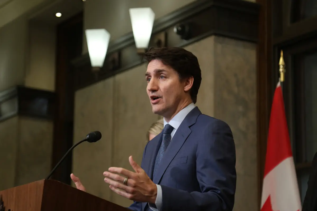 O primeiro-ministro canadiano, Justin Trudeau