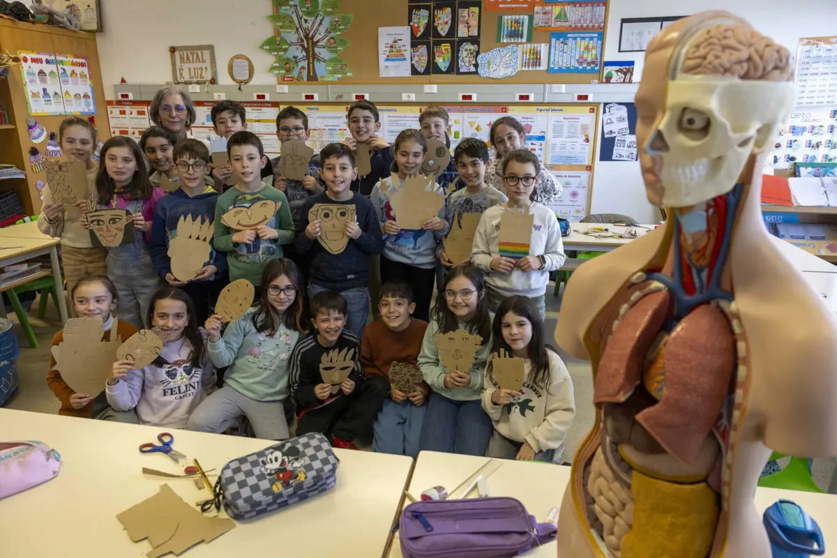 Turma 4.º B, da professora Augusta Marques, ficou em primeiro lugar com o conto "Mais do que um"