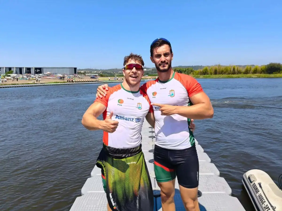 Imagem de contexto do artigo Canoístas Gustavo Gonçalves e Pedro Casinha campeões do Mundo sub-23 em K2 500