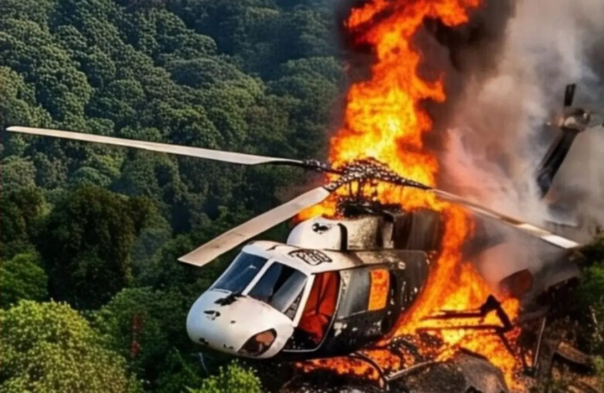 O piloto do helicóptero e os seis peregrinos regressavam do templo de Kedarnath