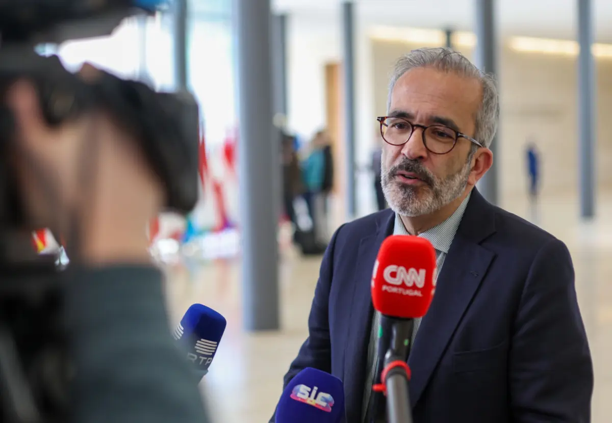 O ministro dos Negócios Estrangeiros, Paulo Rangel