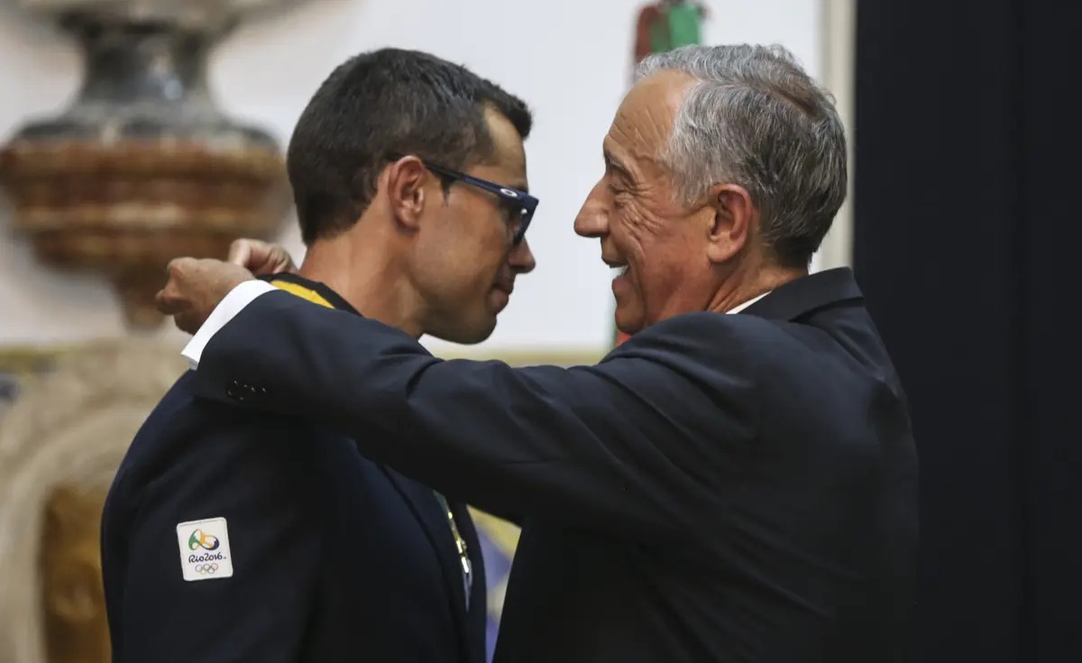 Marcelo com Fernando Pimenta em 2016