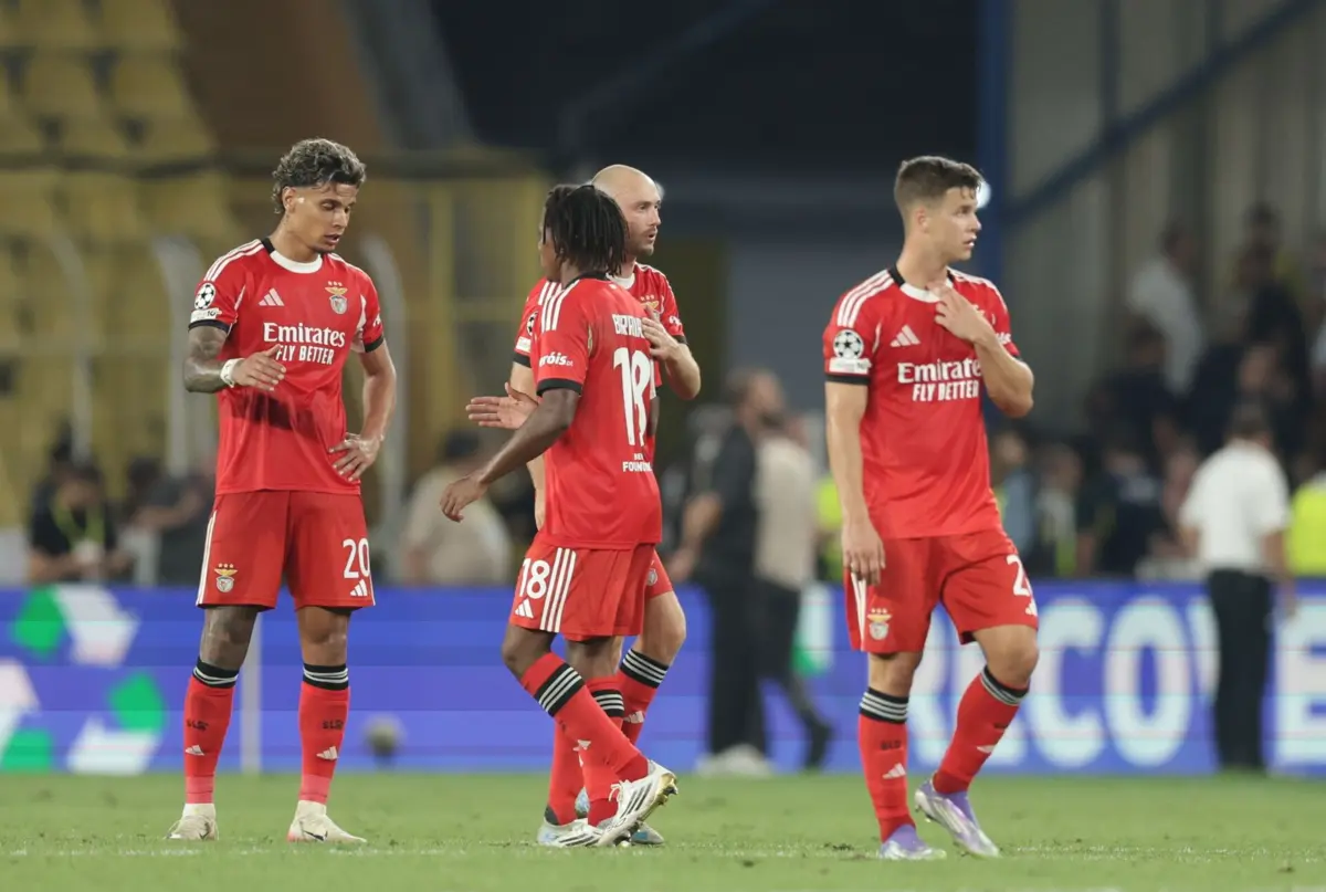 Benfica vem de um empate a zeros na Turquia