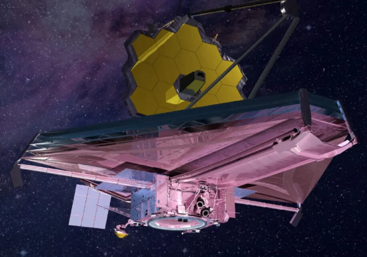 Imagem de contexto do artigo Telescópio James Webb capta pela primeira vez imagens de CO2 fora do sistema solar