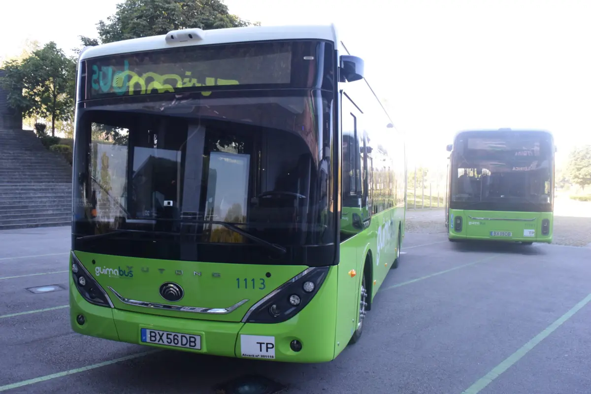 Os autocarros elétricos da Yutong foram apresentados, em setembro, em Guimarães