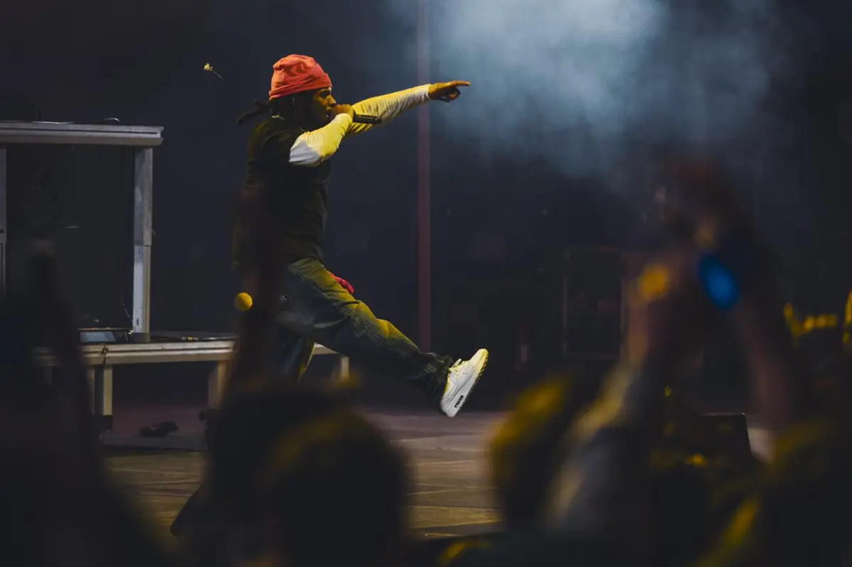 Denzel Curry em concerto após Central Cee