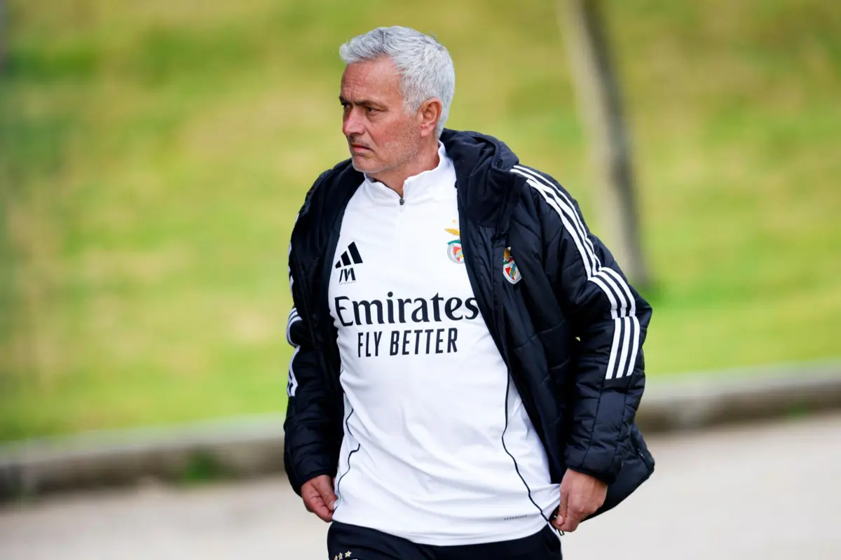 José Mourinho, treinador do Benfica