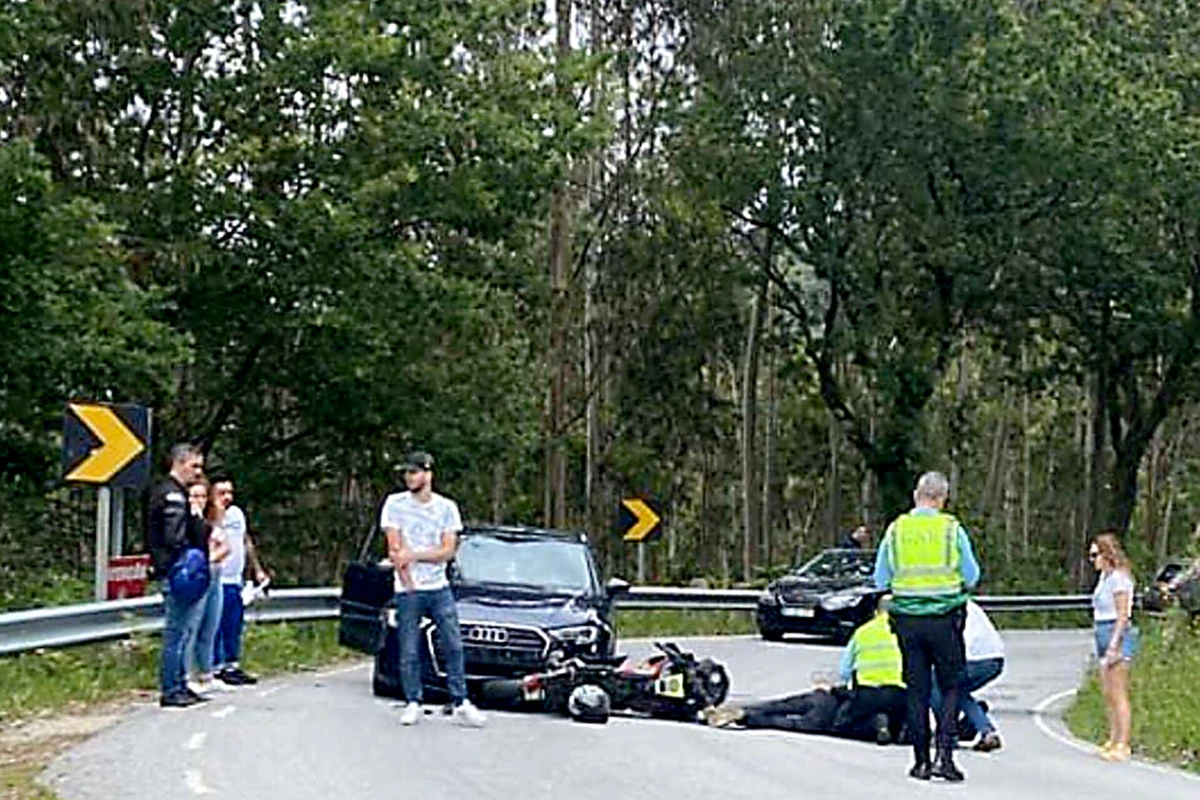 Imagem de contexto do artigo Motociclista ferido com gravidade em acidente no Gerês