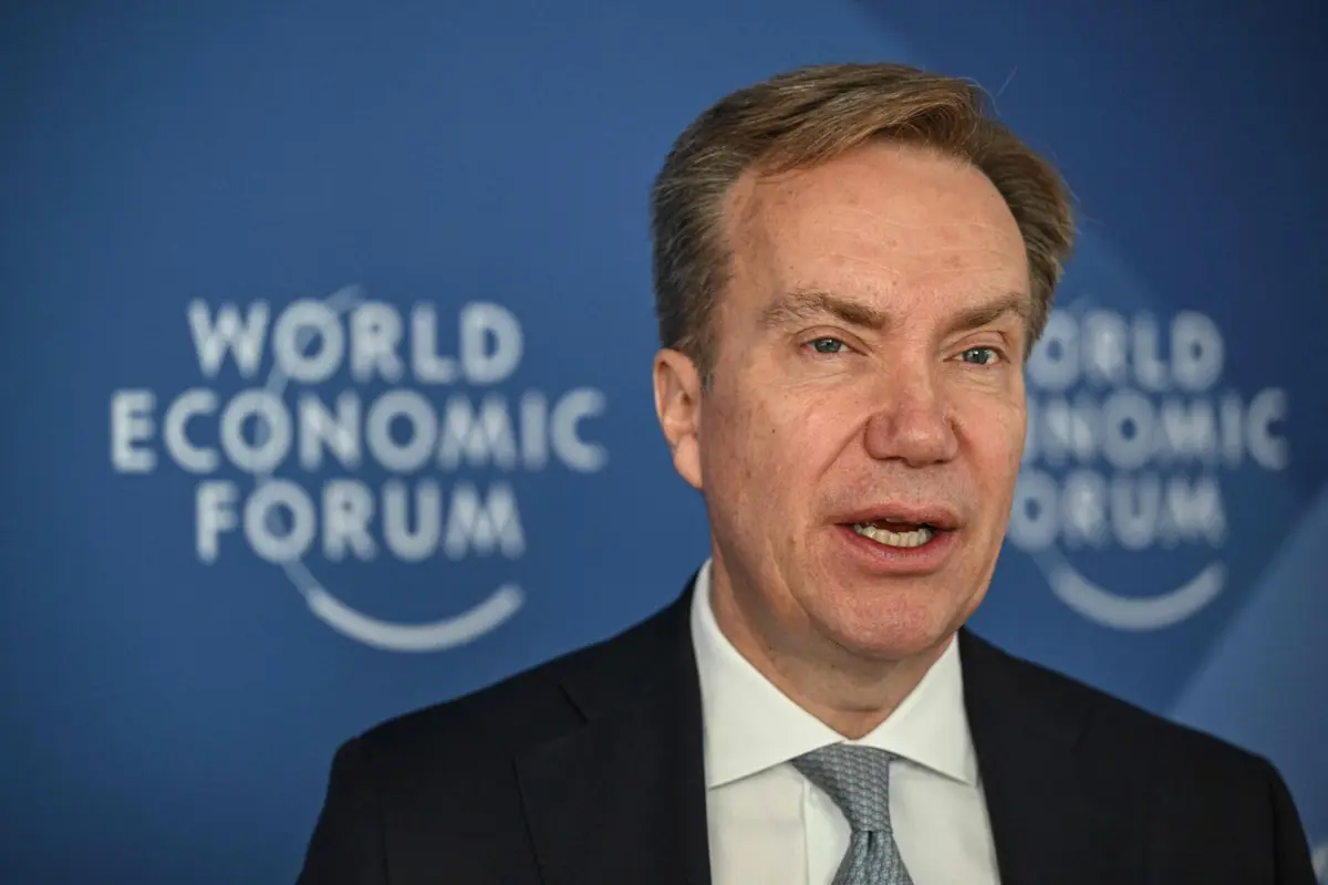 O presidente e diretor-executivo do Fórum Económico Mundial, Børge Brende