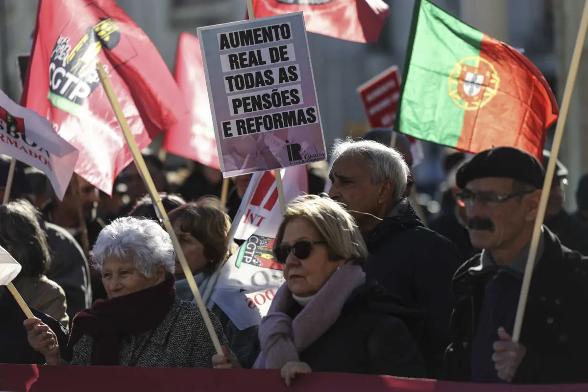 Manifestação do MURPI - Confederação Nacional de Reformados, Pensionistas e Idosos em conjunto com a Inter-Reformados em janeiro de 2023