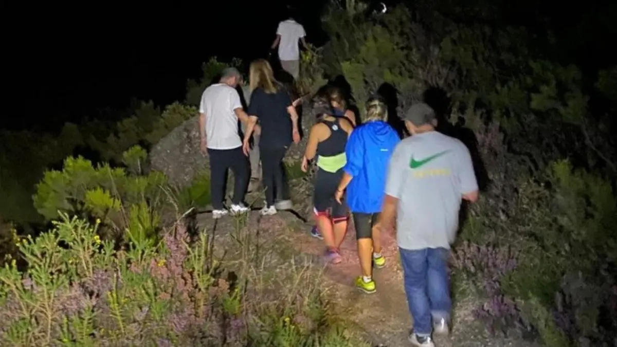 GNR utilizou cordas para ajudar a resgatar o grupo