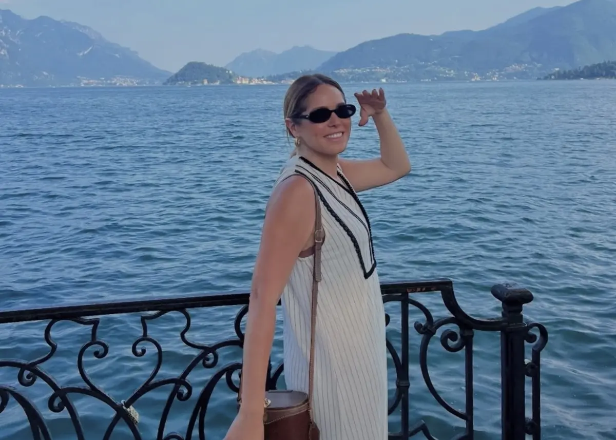 Apresentadora esteve de férias no Lago Di Como, em Itália