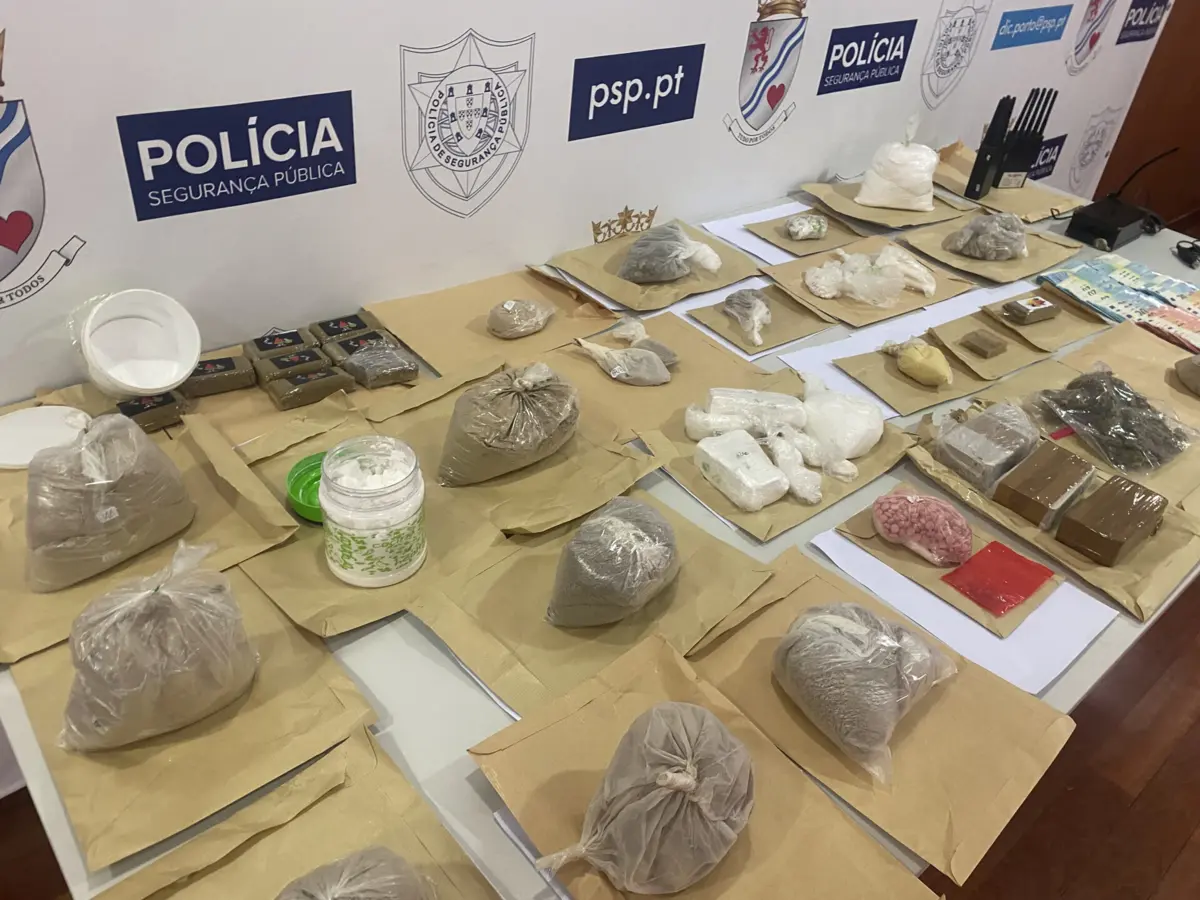 Polícia deteve cinco suspeitos de tráfico de droga