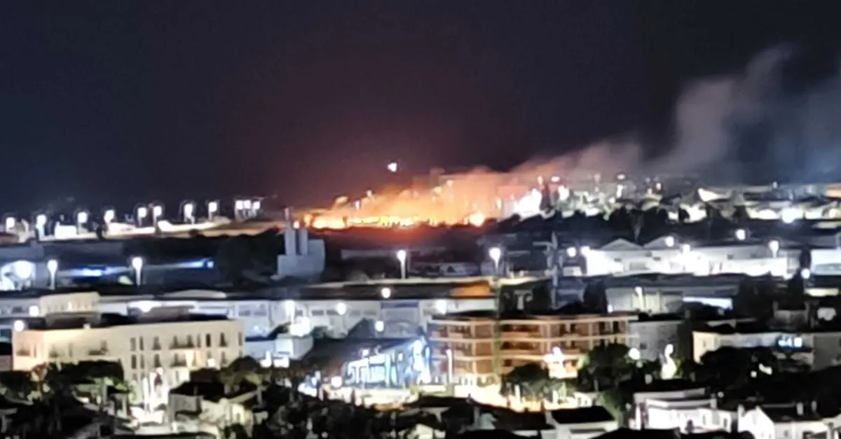 Fogo destruiu cinco hectares de vegetação, entulho e lixo, não se tendo registado feridos
