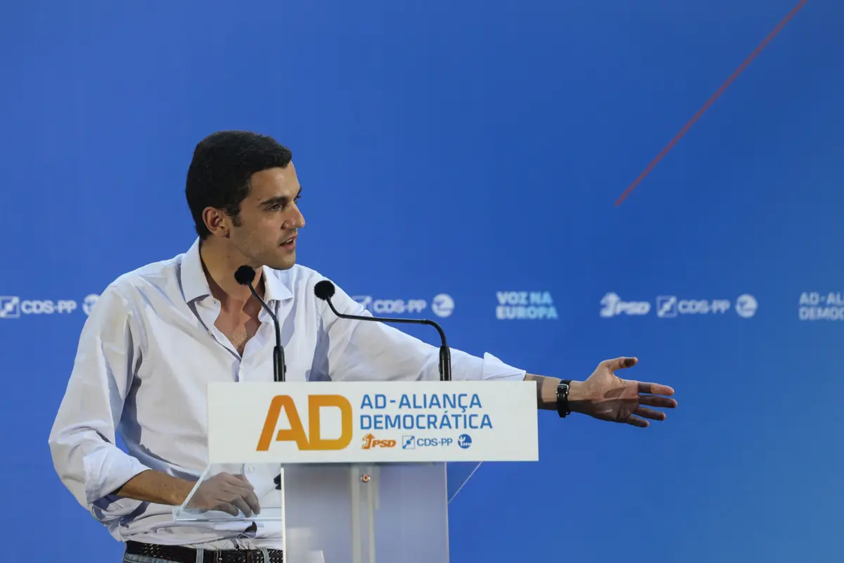 O cabeça de lista da AD às europeias, Sebastião Bugalho