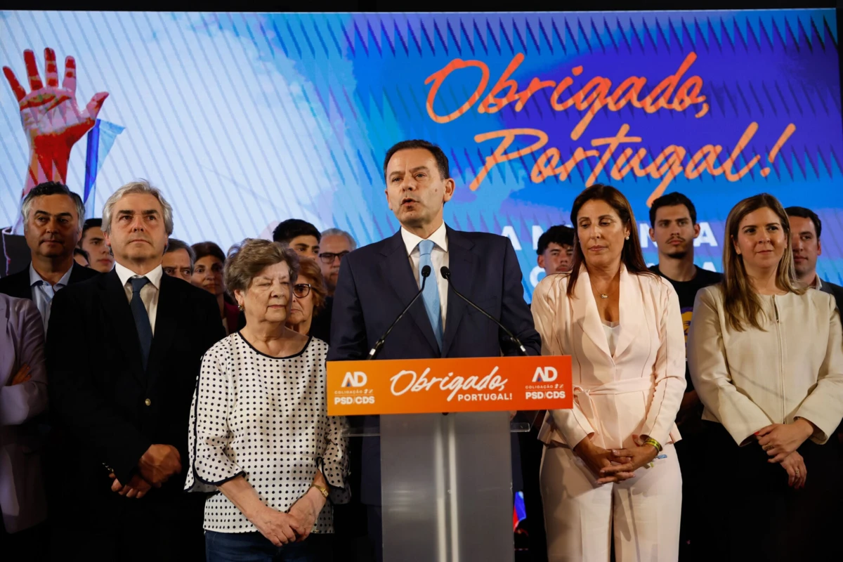 Noite eleitoral na sede de campanha da AD