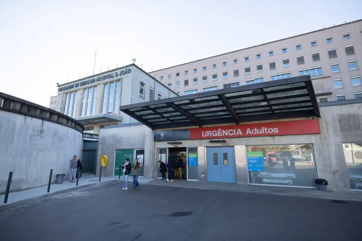 A vítima foi transportada para o Hospital de São João