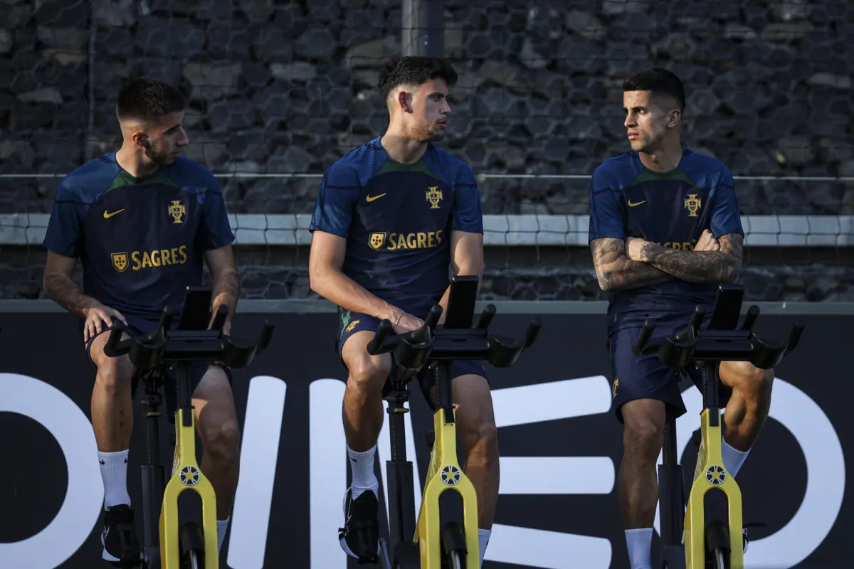 Matheus Nunes falhou o treino da seleção nacional