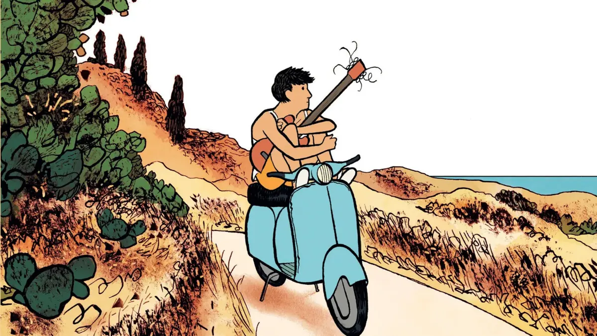 Hiper-realismo de Alfred é atenuado pelo traço simples e agradável do autor italiano, bem servido pela paleta de cores.