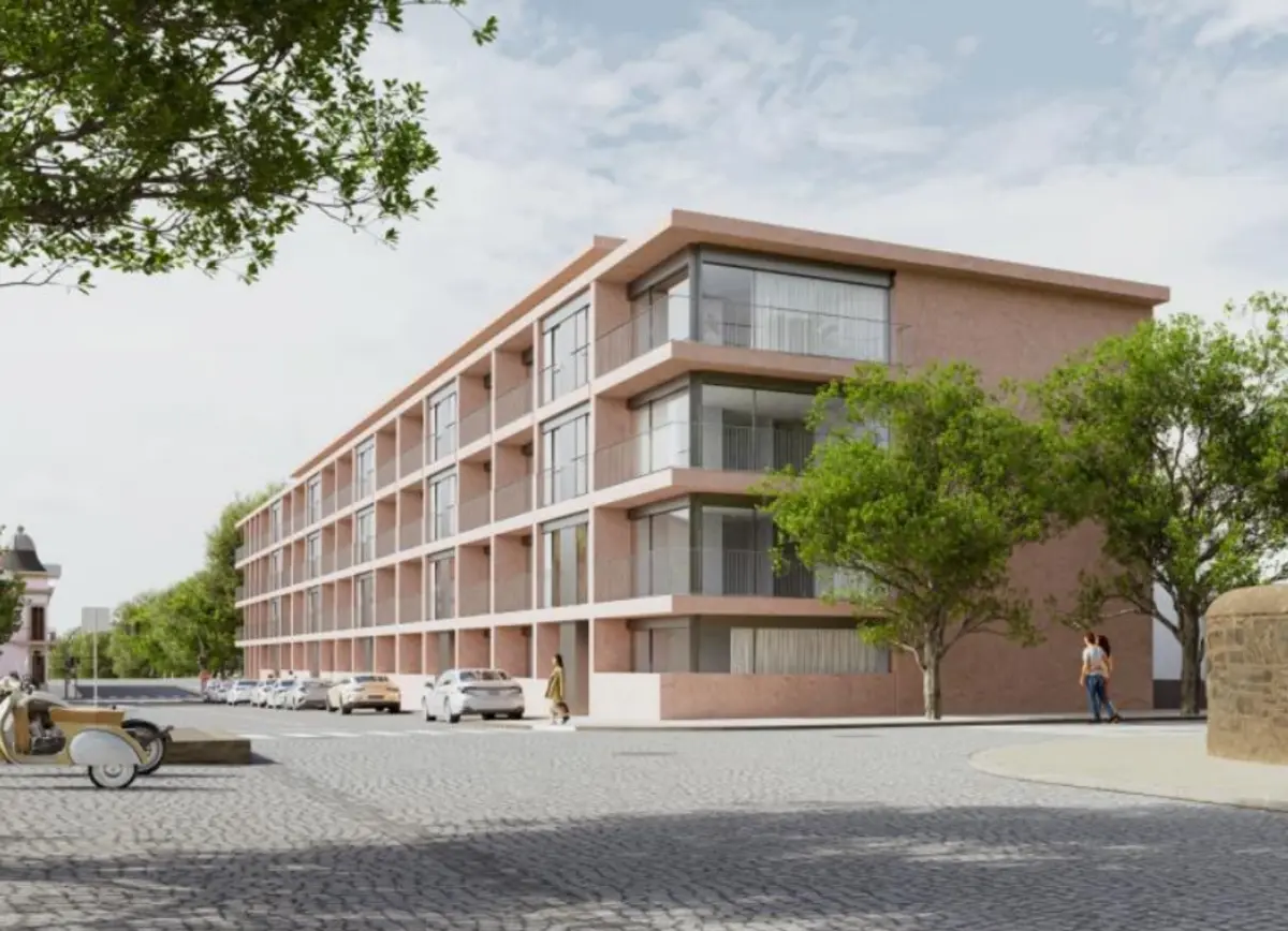 Além de apartamentos e lojas, edifício vai acolher uma "Vitrine Memória", com fotografias do Palácio Hotel