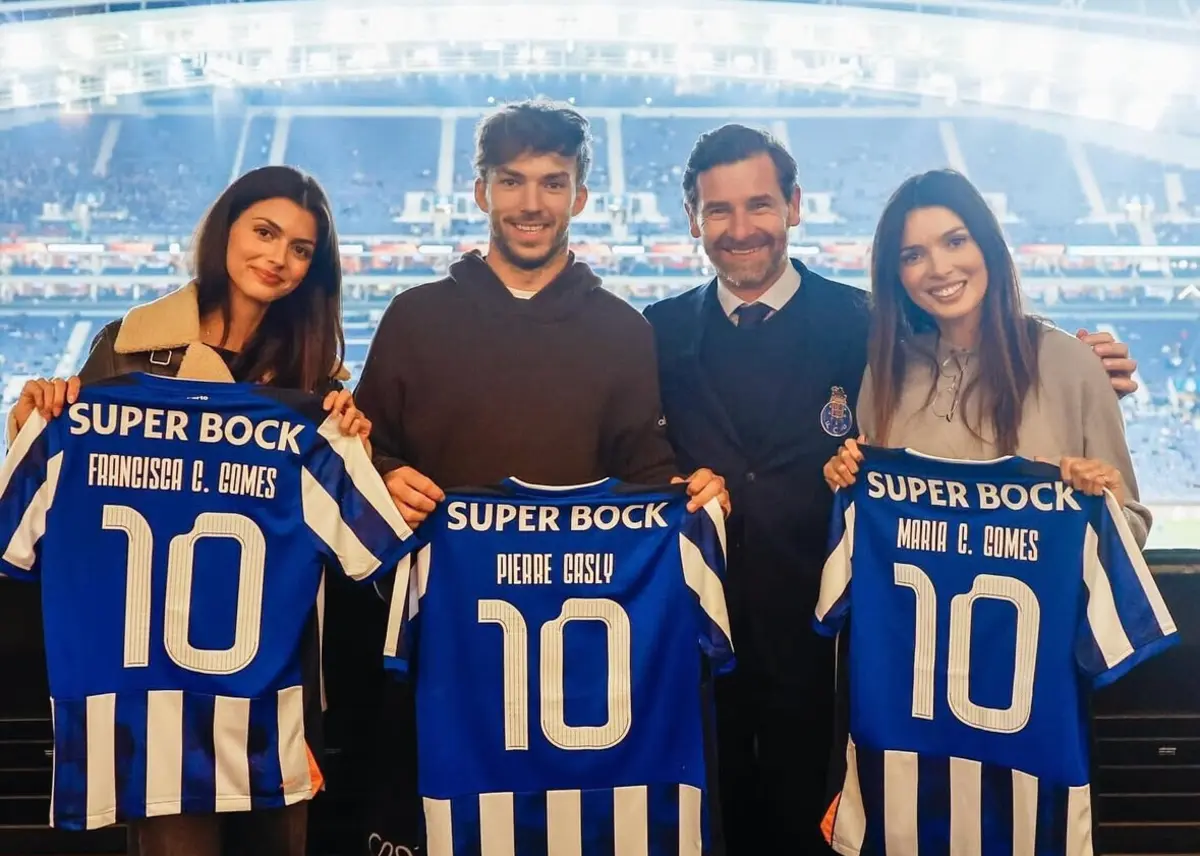 Pierre Gasly namora com a portuense Francisca Cerqueira Gomes