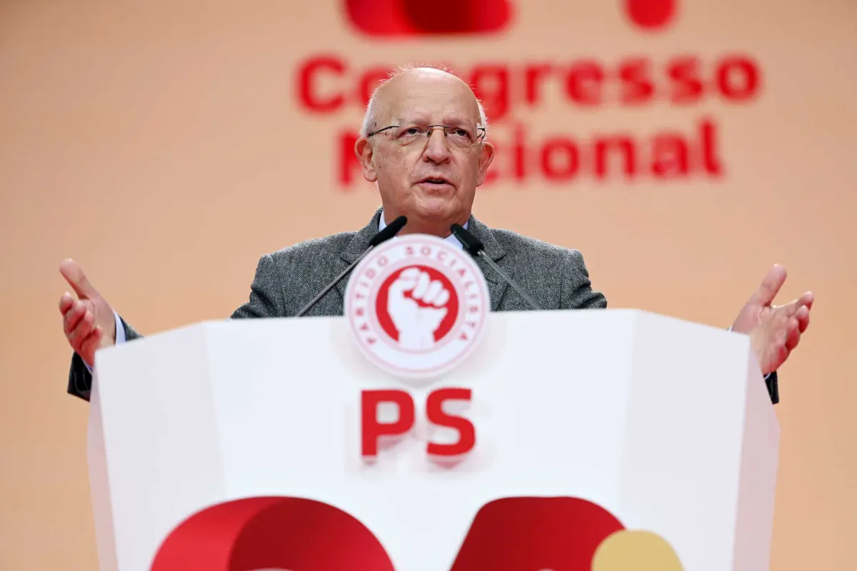 Augusto Santos Silva durante o 24.º Congresso do PS