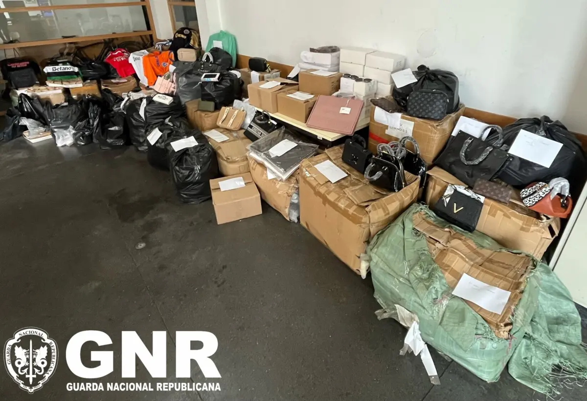 GNR exibiu artigos contrafeitos apreendidos