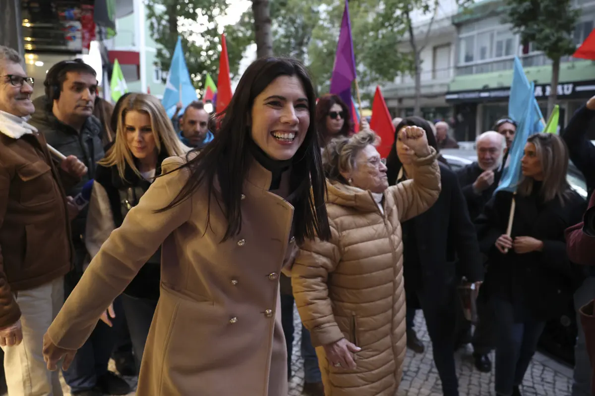 A coordenadora do BE, Mariana Mortágua