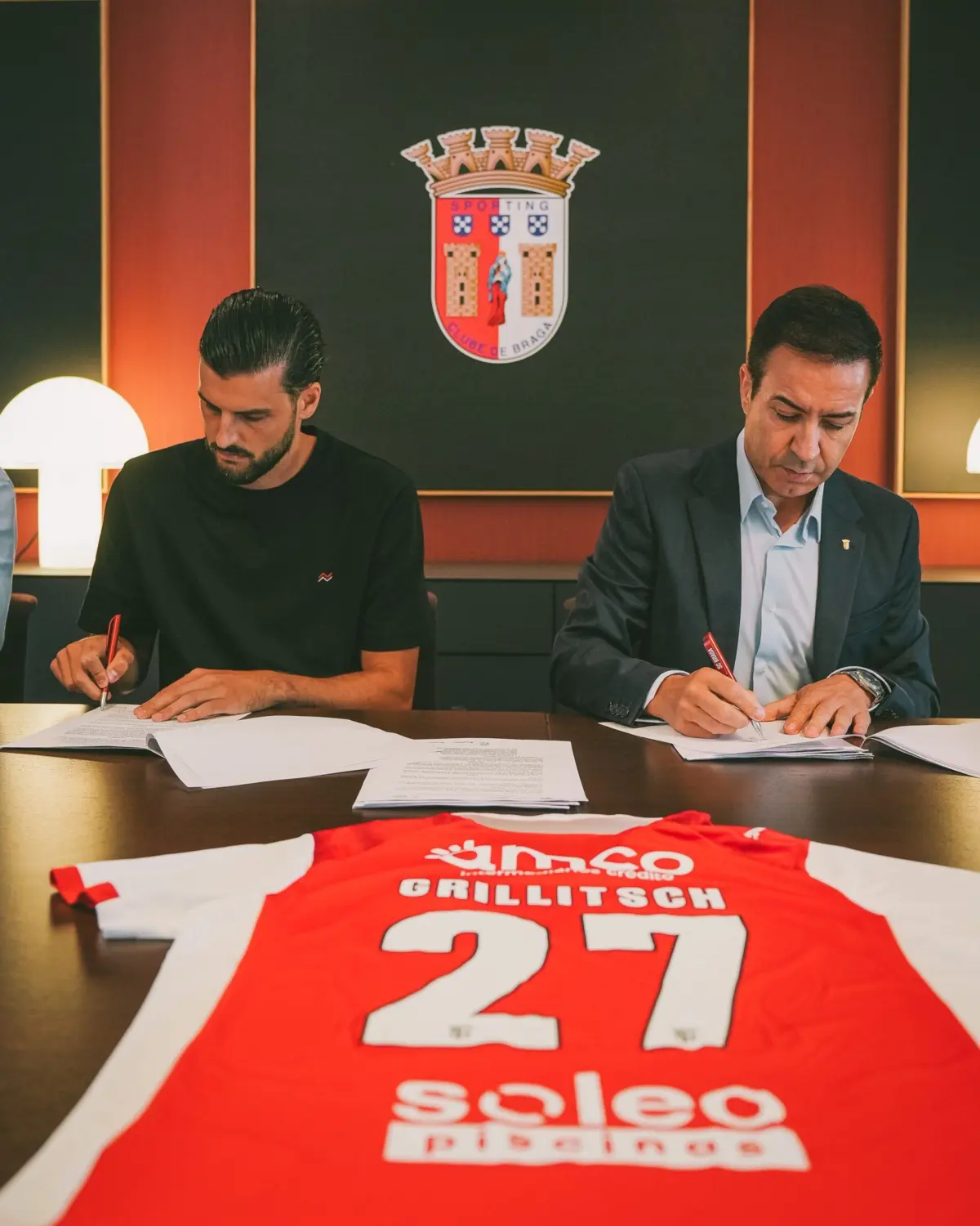 Grillitsch assinou contrato com os guerreiros