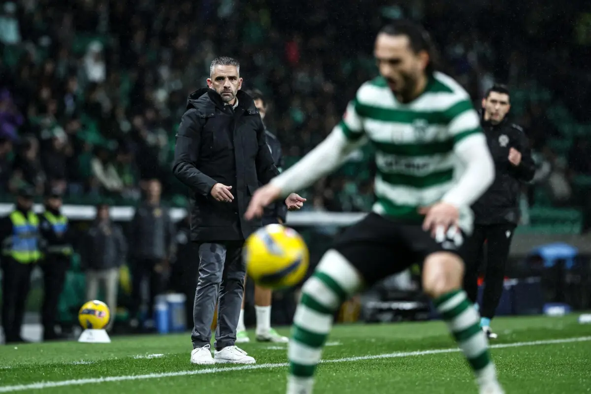 Rui Borges, treinador do Sporting