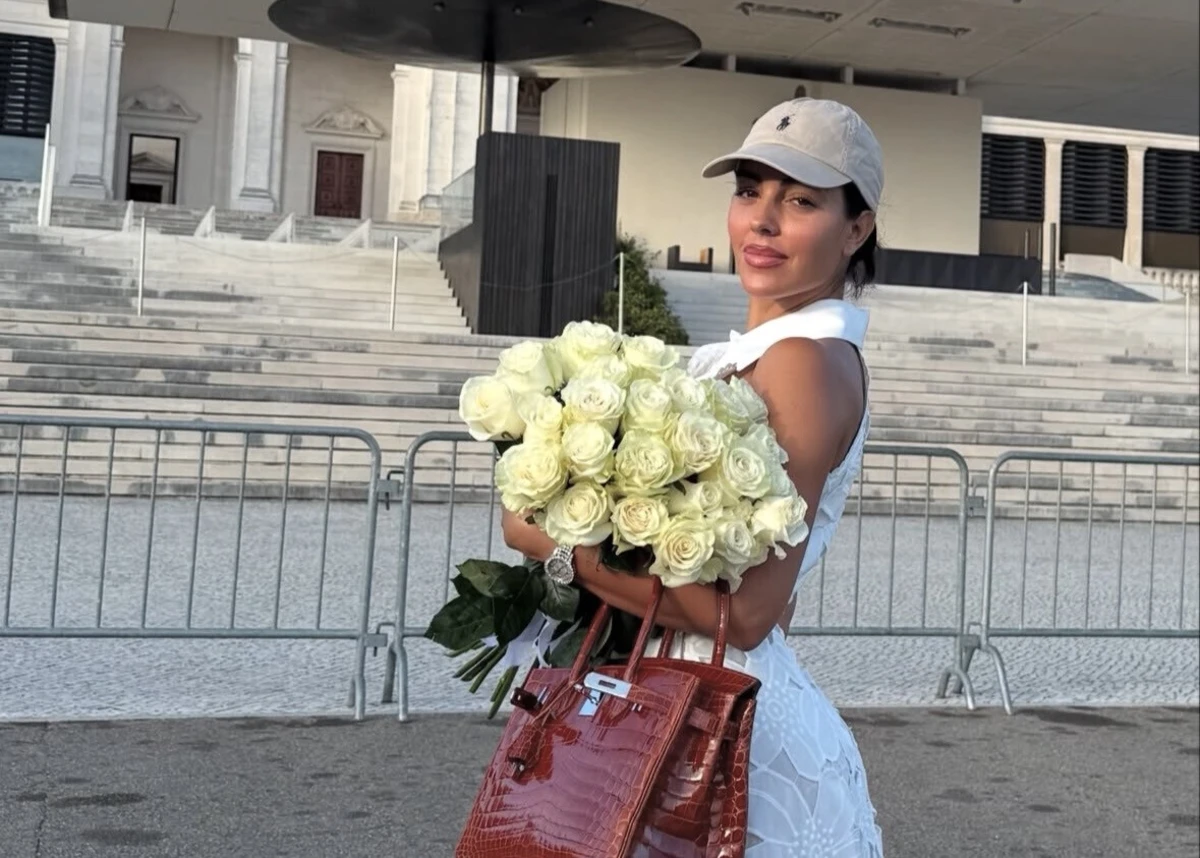 Georgina Rodríguez no Santuário de Fátima