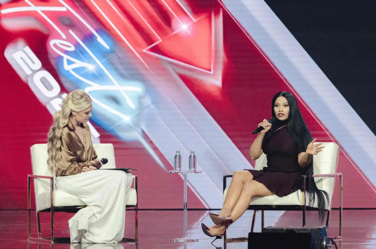 Imagem de contexto do artigo De diva global a defensora conservadora de Trump: a reviravolta política de Nicki Minaj