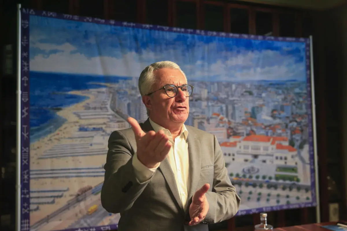 O presidente da Câmara Municipal da Póvoa de Varzim, Aires Pereira