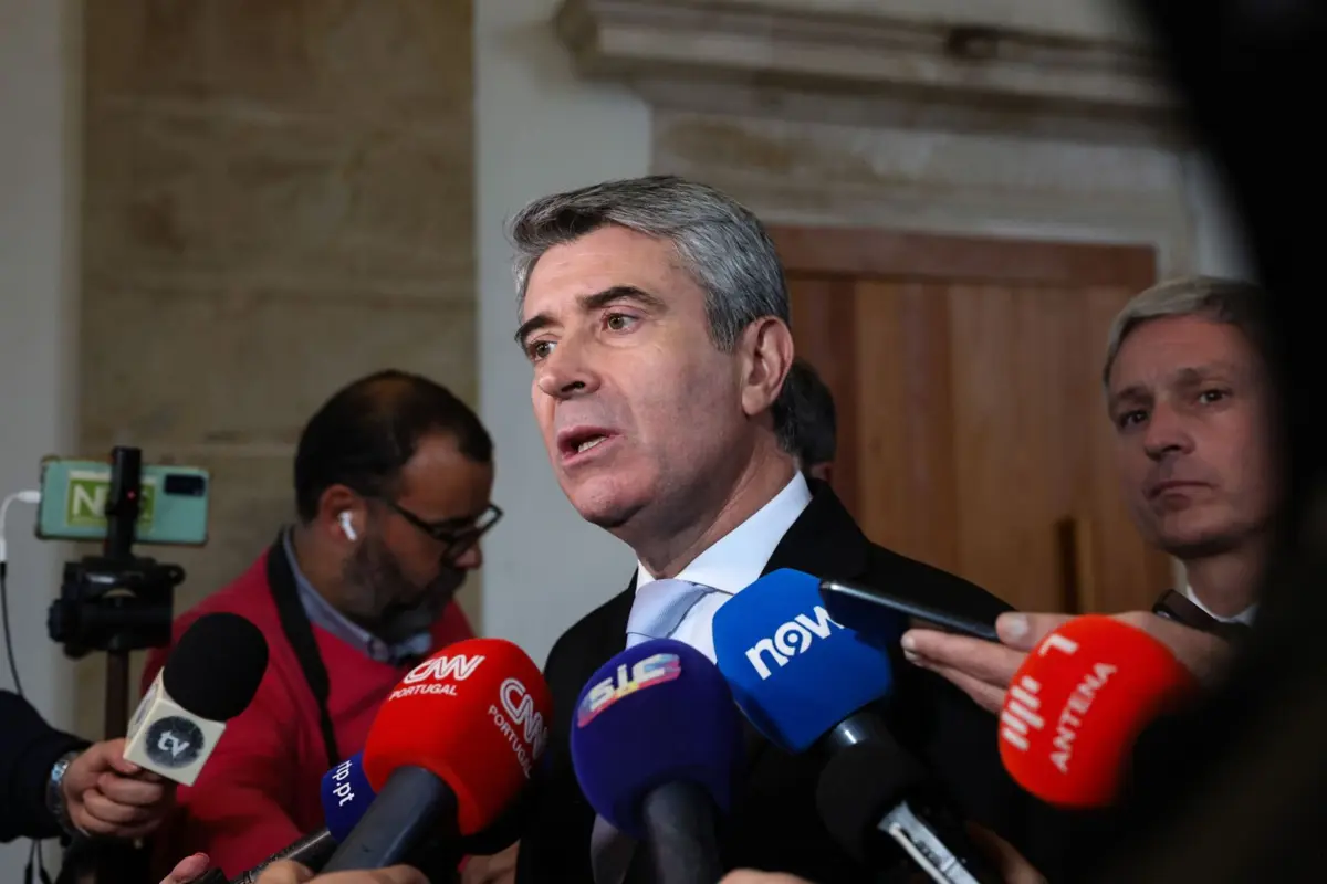 O líder do PS, José Luís Carneiro