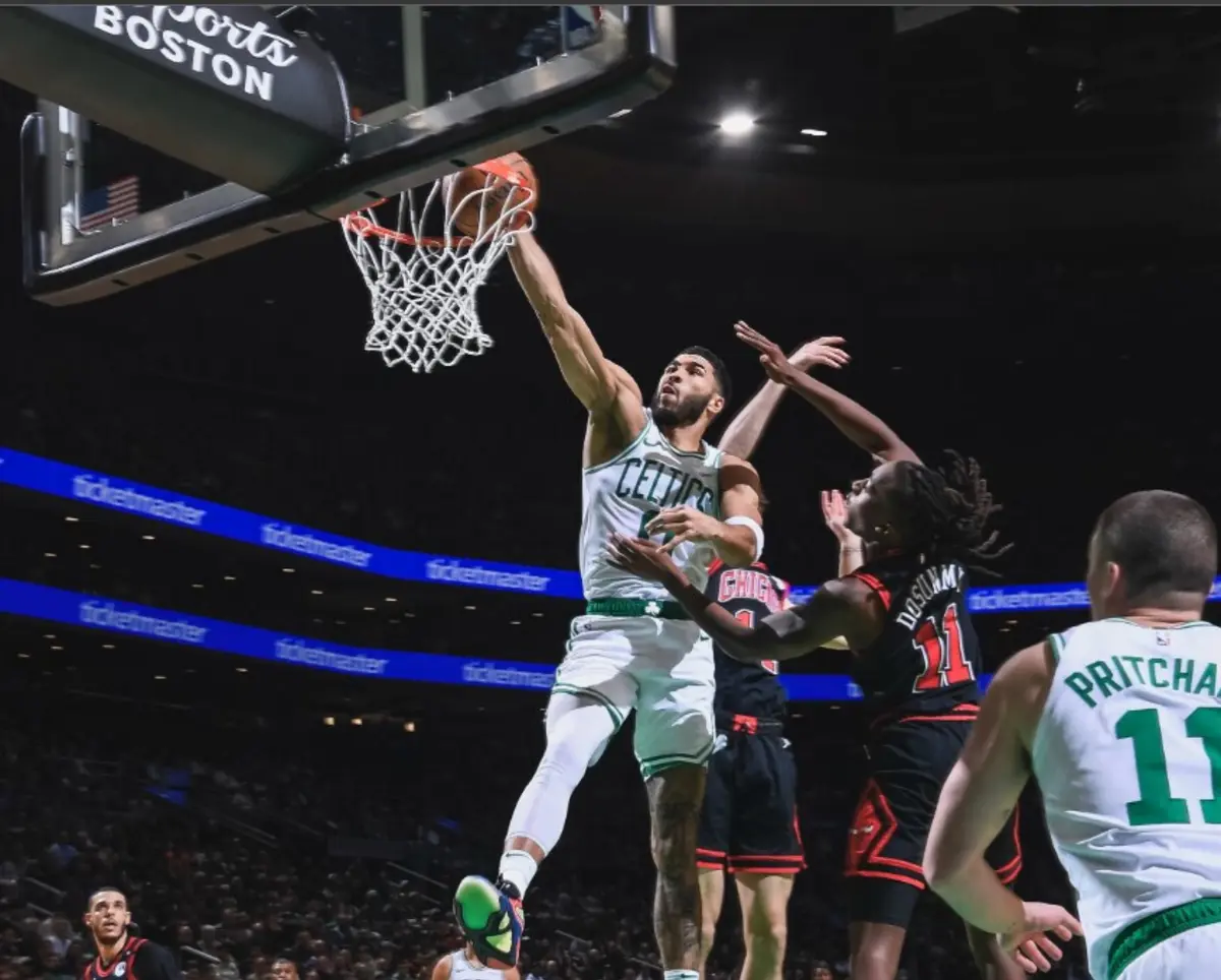 Jason Tatum foi o melhor marcador dos campeões com 31 pontos