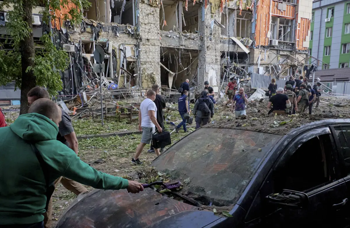 Kharkiv é frequentemente atacada pelas forças de Moscovo