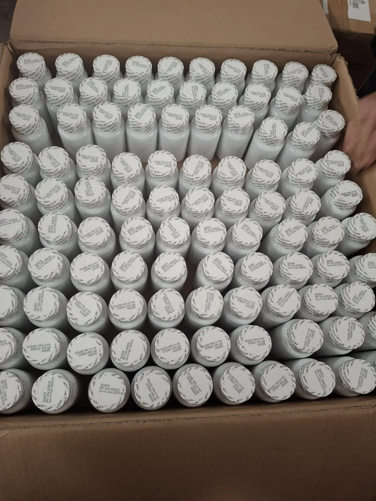 Foram apreendidas 1720 unidades de suplementos alimentares