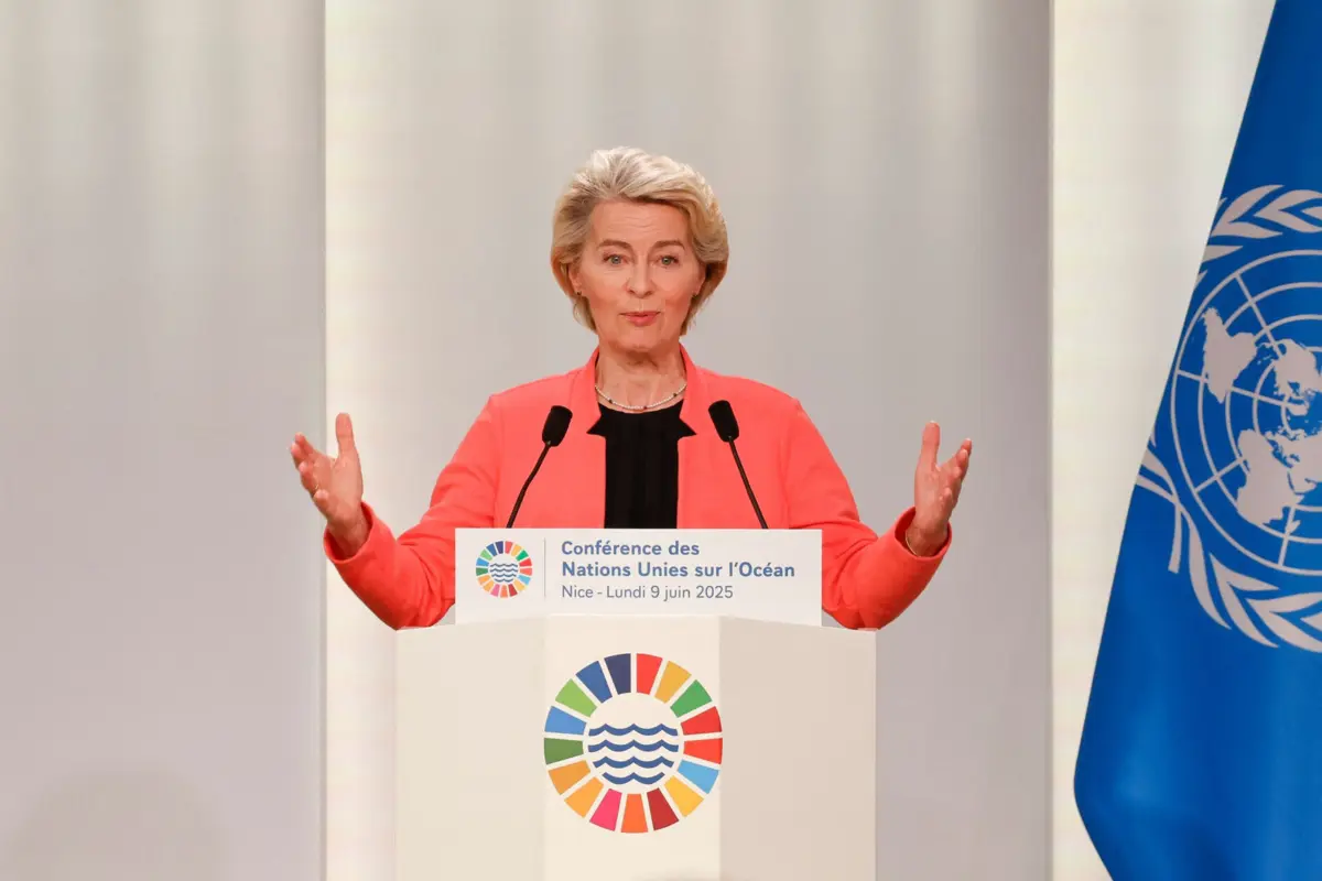 A presidente da Comissão Europeia, Ursula von der Leyen