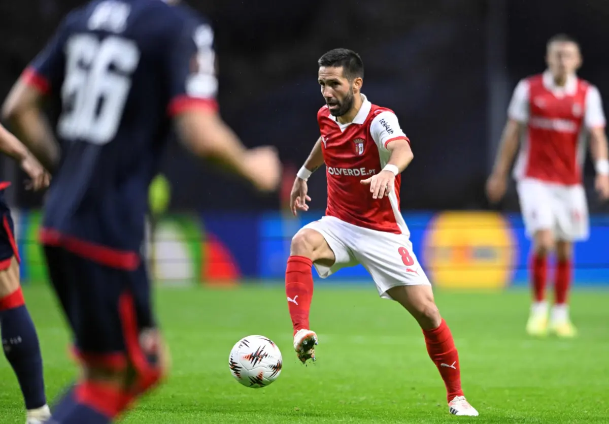 João Moutinho é uma das novidades na equipa do Braga