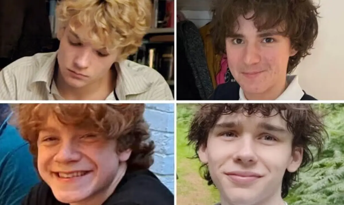 Jevon Hirst, Harvey Owen, Wilf Henderson e Hugo Morris desapareceram no domingo