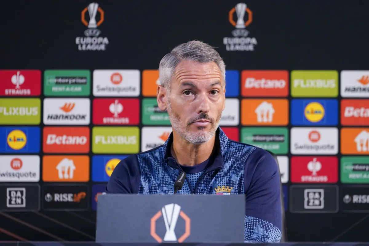 Carlos Vicens, treinador do Sporting de Braga