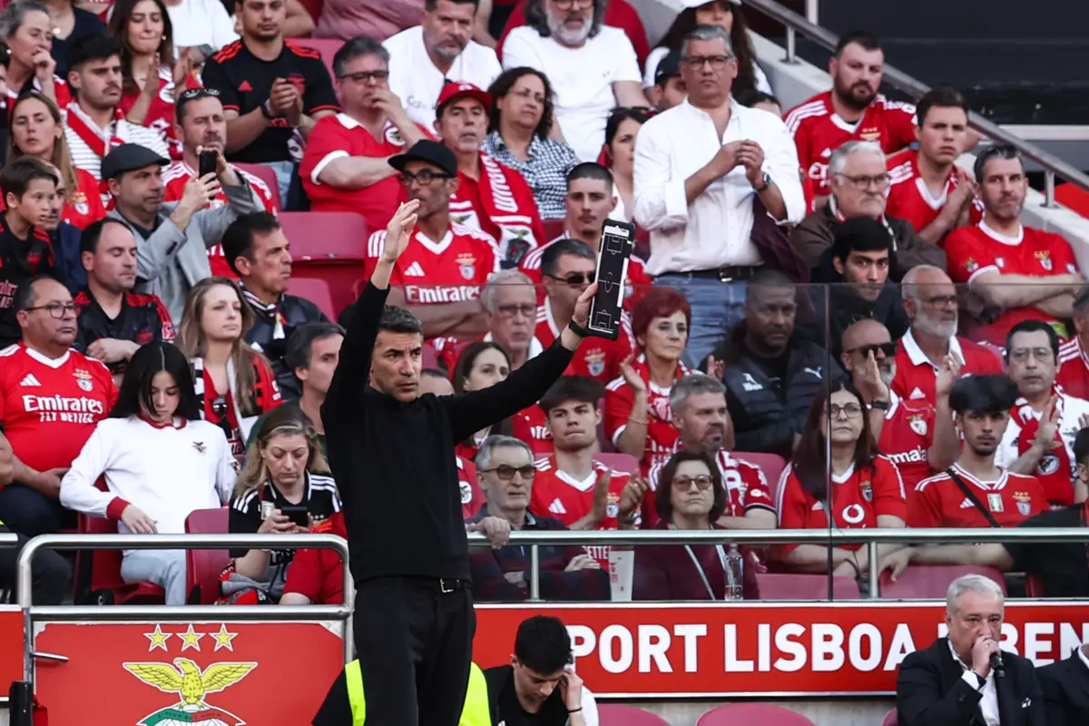 Bruno Lage, treinador do Benfica