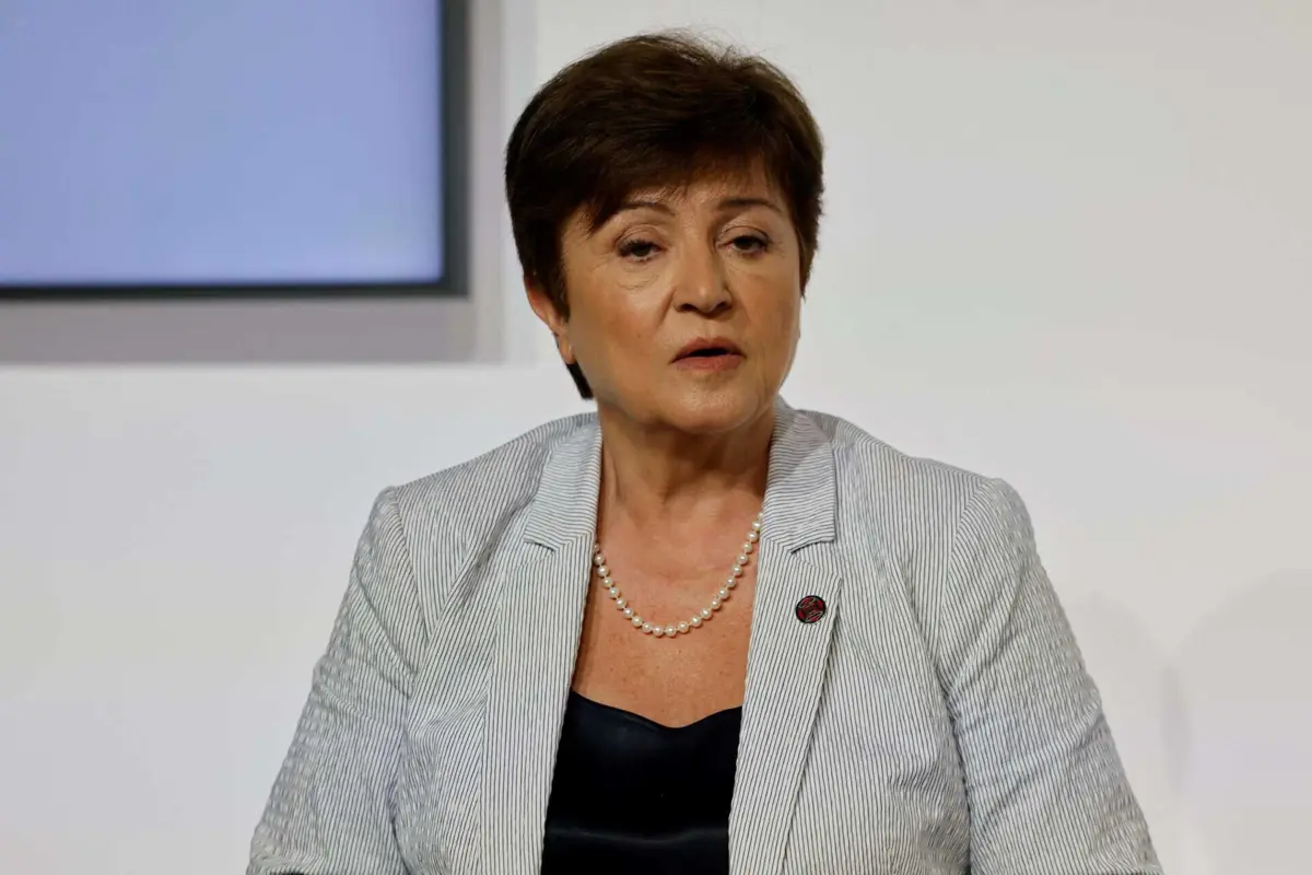 Kristalina Georgieva é a atual diretora-geral do Fundo Monetário Internacional