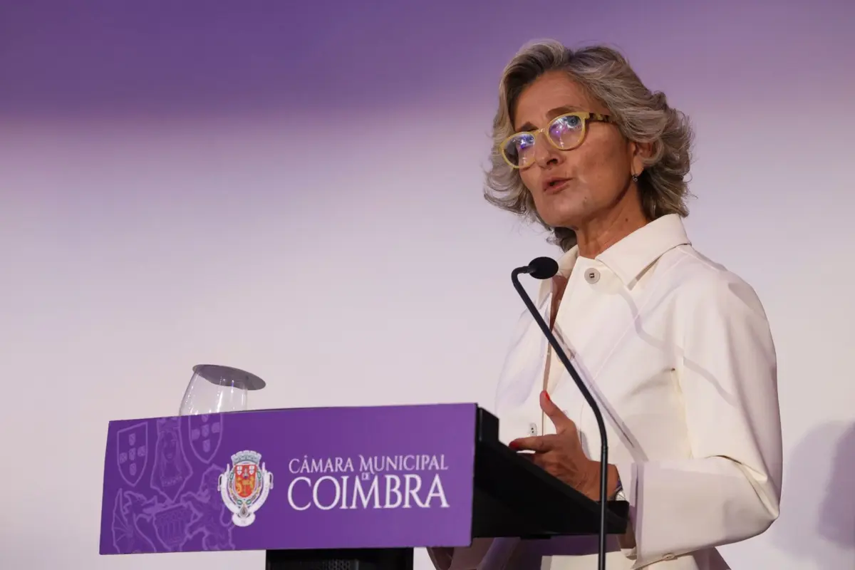 A nova presidente da Câmara de Coimbra, Ana Abrunhosa
