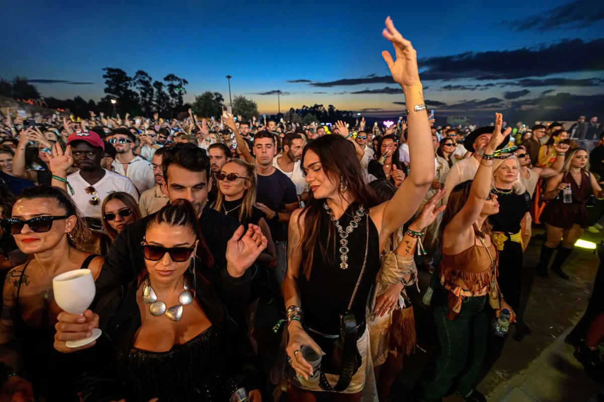 Braga, 07/ 09/ 2025 - Decorre na pedreira do Monte Crasto, a 2ª edição do festival de música eletrónica "Nómadas".