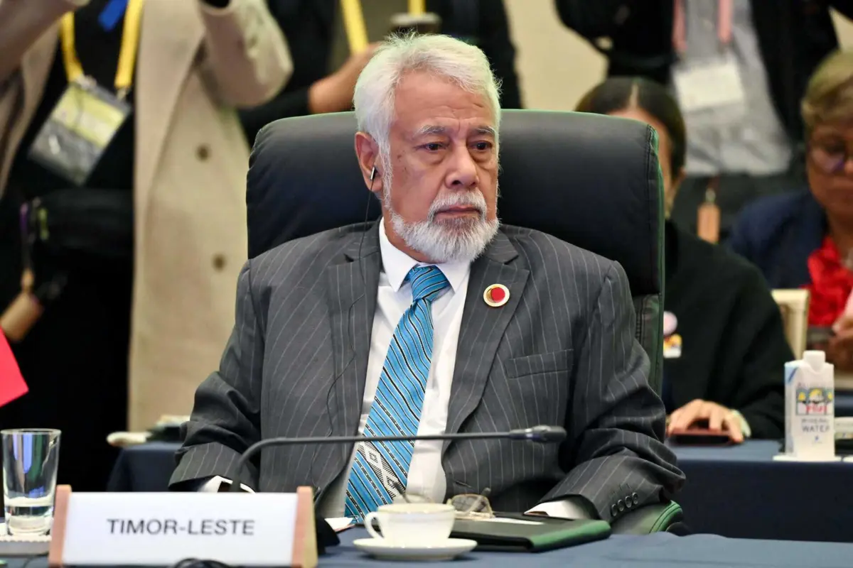 O primeiro-ministro timorense Xanana Gusmão