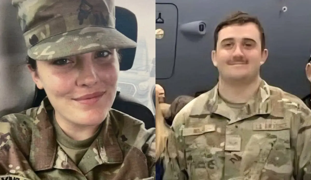 Sarah Beckstrom e Andrew Wolfe são os militares da Guarda Nacional atingidos a tiro em Washington