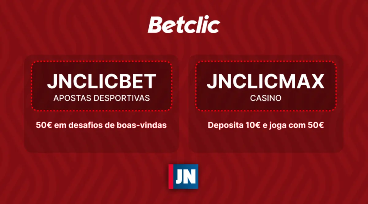 Código promocional Betclic é JNCLICBET para apostas desportivas. JNCLICMAX dá-lhe um bónus de casino.